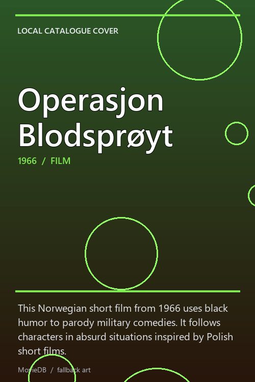 Operasjon Blodsprøyt poster