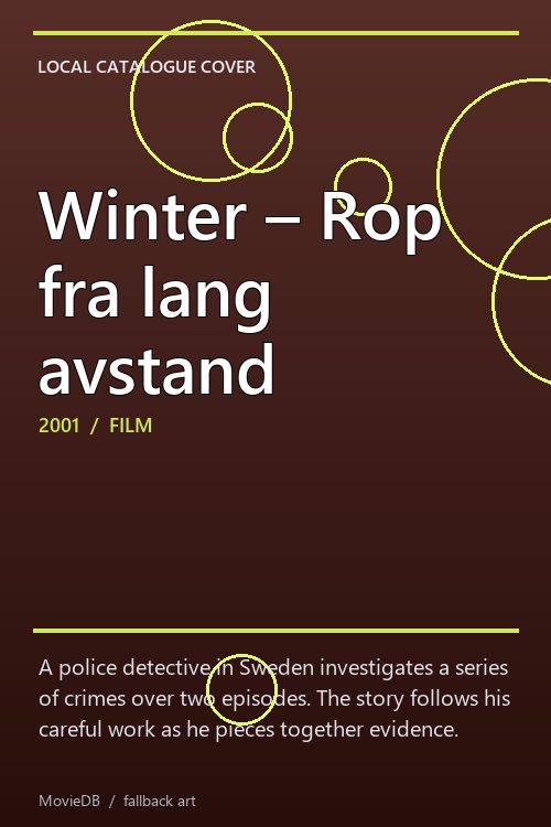 Winter – Rop fra lang avstand poster