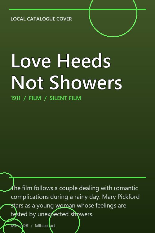 Love Heeds Not Showers poster
