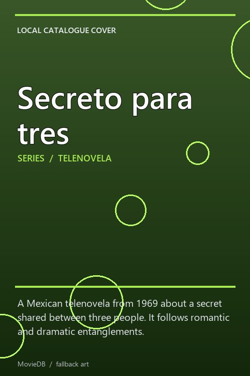 Secreto para tres poster