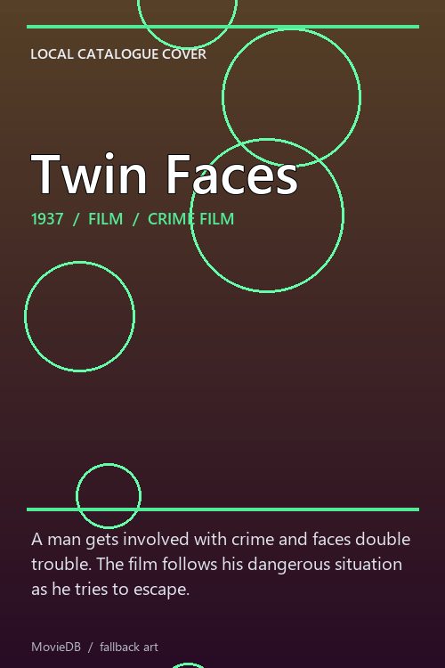 Twin Faces poster