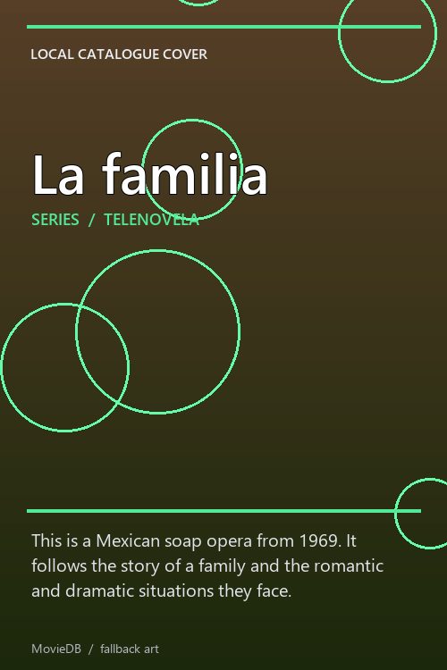 La familia poster