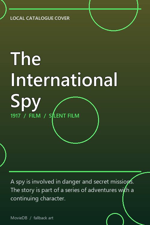 The International Spy poster
