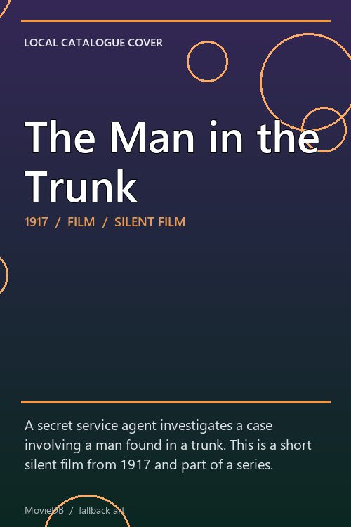 The Man in the Trunk poster