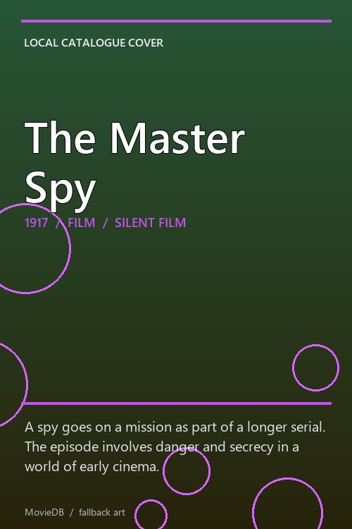 The Master Spy poster