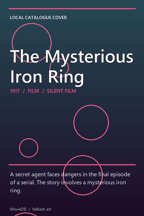 The Mysterious Iron Ring poster