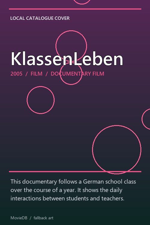 KlassenLeben poster