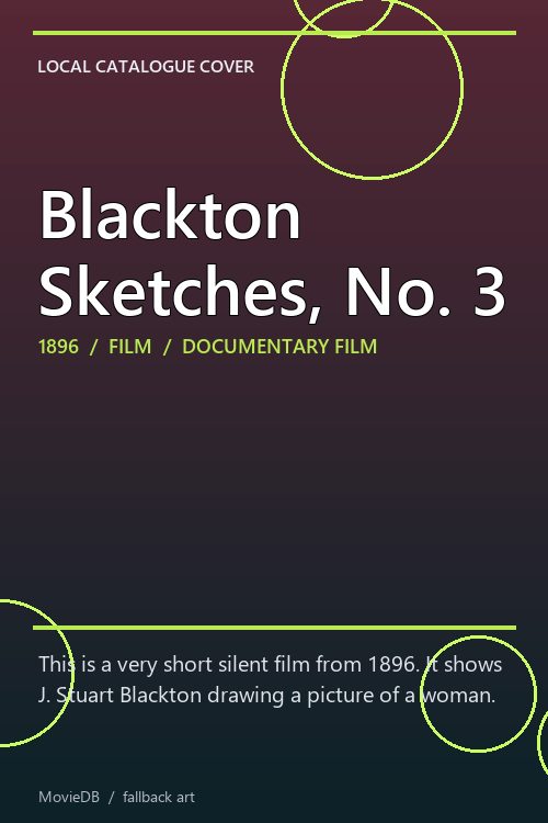 Blackton Sketches, No. 3 poster