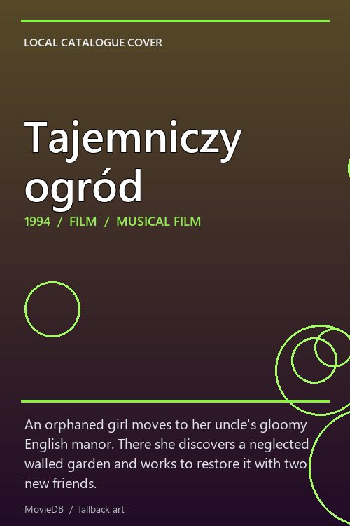 Tajemniczy ogród poster