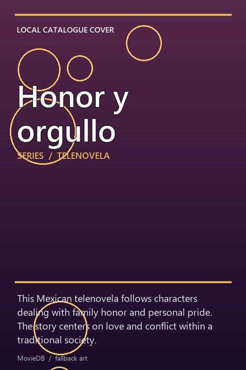 Honor y orgullo poster