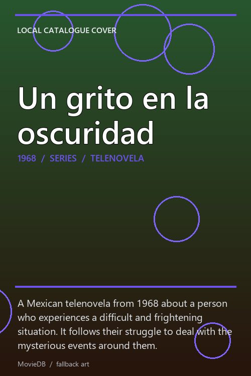 Un grito en la oscuridad poster