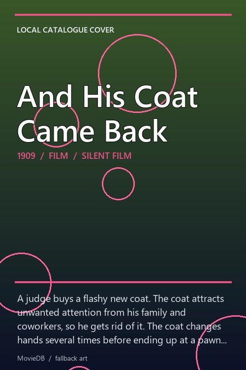 And His Coat Came Back poster