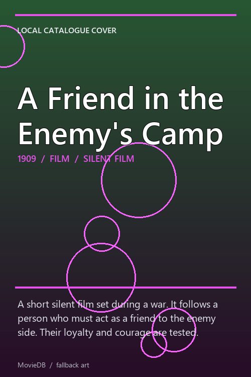 A Friend in the Enemy's Camp poster