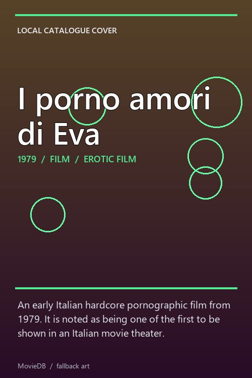 I porno amori di Eva poster