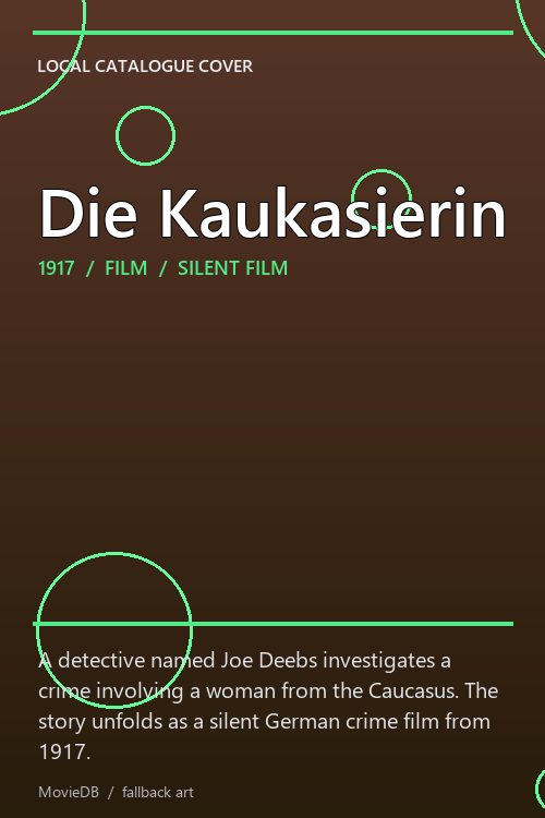 Die Kaukasierin poster