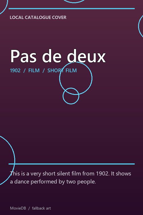 Pas de deux poster