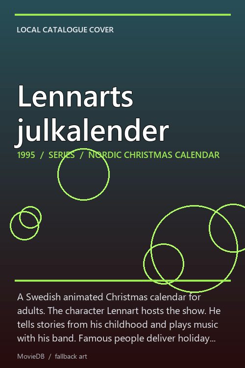 Lennarts julkalender poster