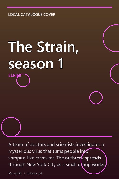 The Strain, season 1 poster