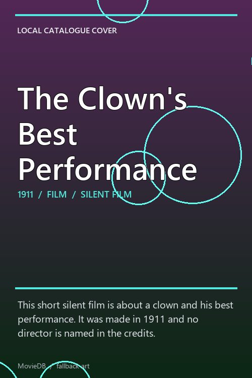 The Clown's Best Performance poster