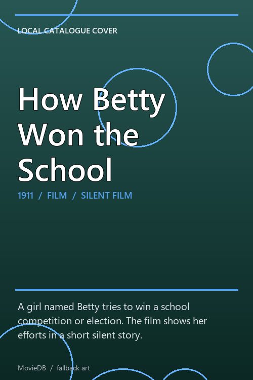 How Betty Won the School poster