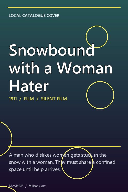Snowbound with a Woman Hater poster