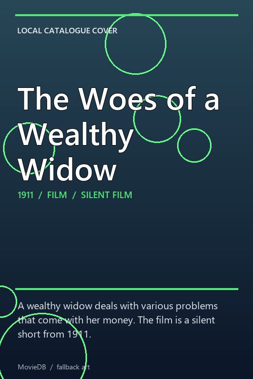 The Woes of a Wealthy Widow poster