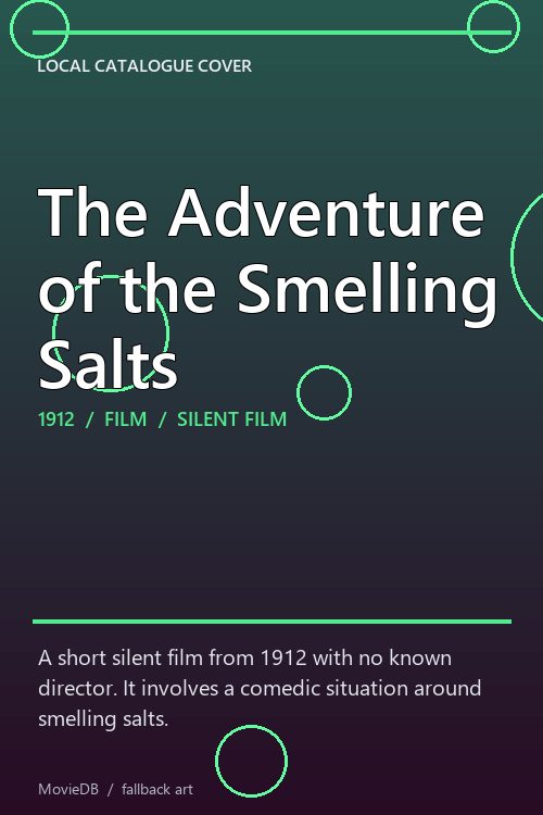 The Adventure of the Smelling Salts poster