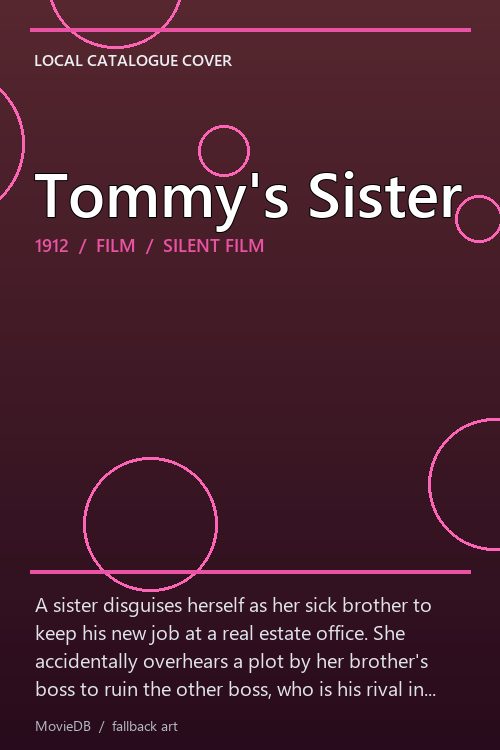 Tommy's Sister poster