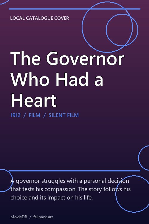 The Governor Who Had a Heart poster