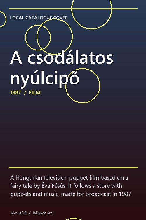 A csodálatos nyúlcipő poster