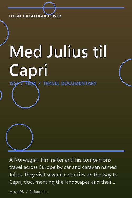 Med Julius til Capri poster
