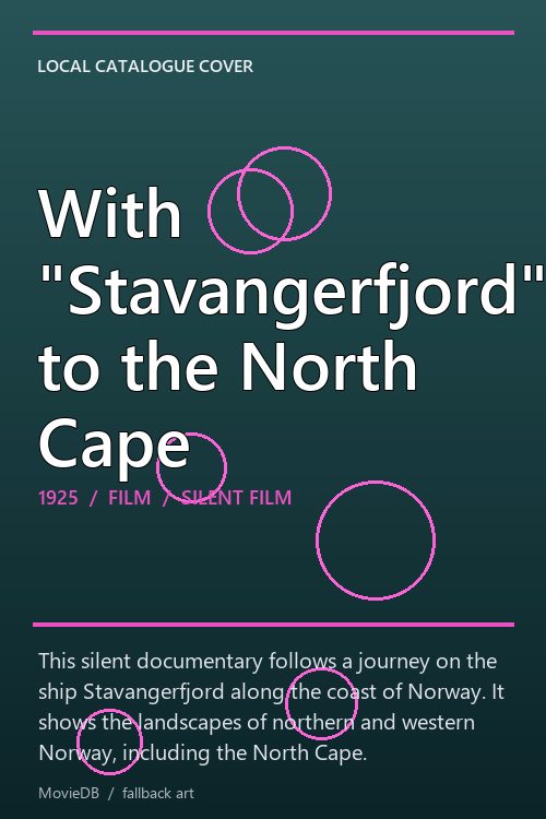With "Stavangerfjord" to the North Cape poster