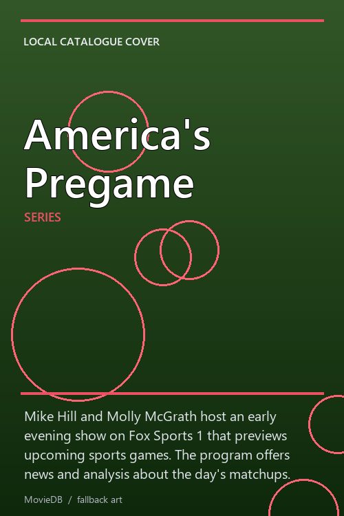 America's Pregame poster