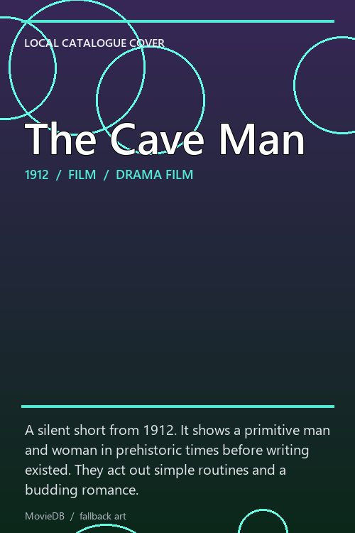 The Cave Man poster