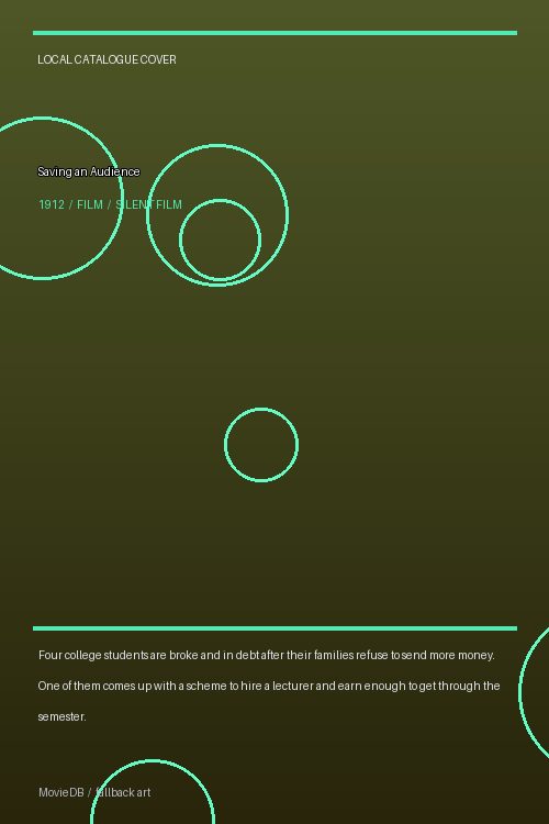 Saving an Audience poster