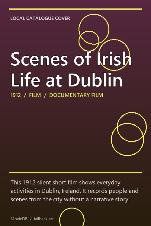 Scenes of Irish Life at Dublin poster