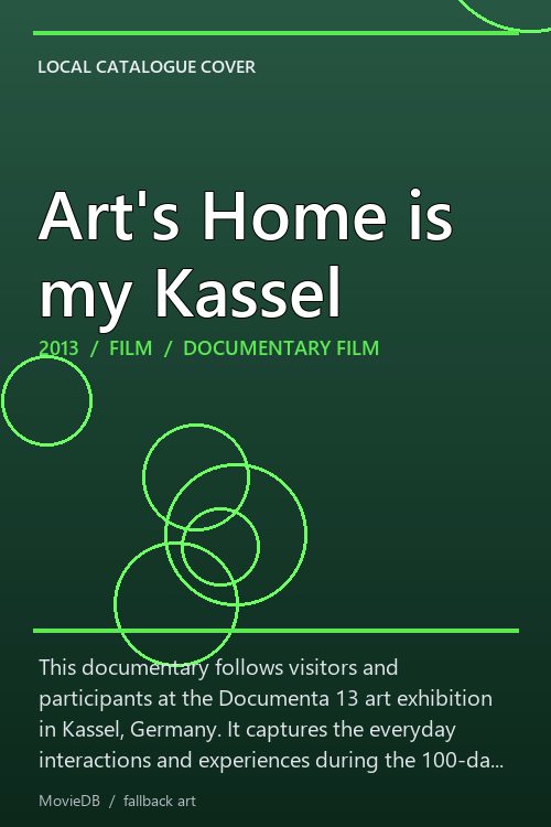 Art's Home is my Kassel poster