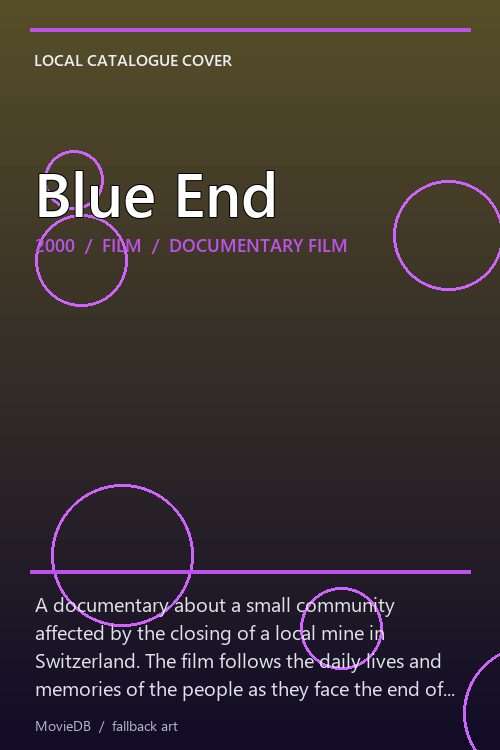 Blue End poster