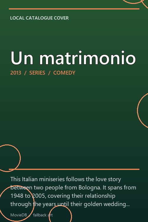 Un matrimonio poster