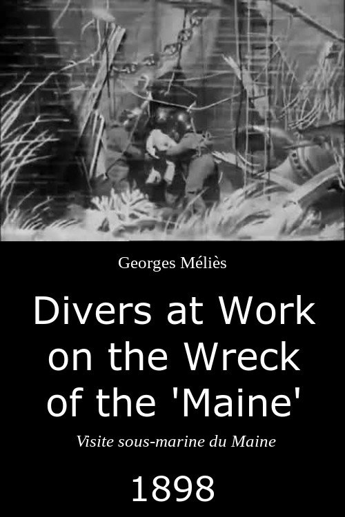 Divers At Work on the Wreck of The Maine poster