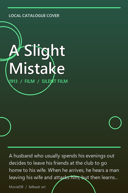 A Slight Mistake poster