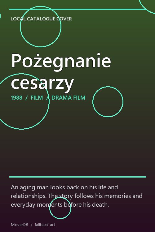 Pożegnanie cesarzy poster