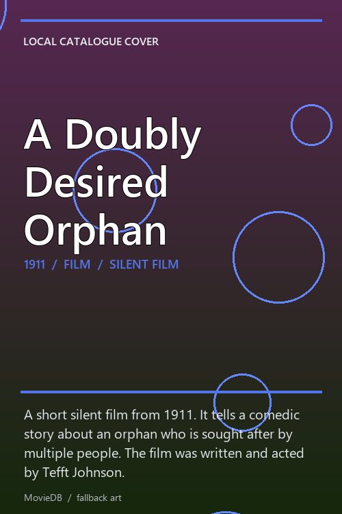 A Doubly Desired Orphan poster