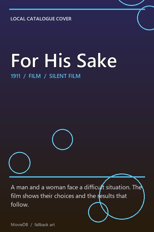 For His Sake poster
