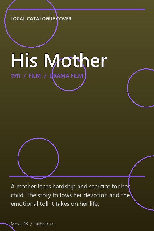 His Mother poster