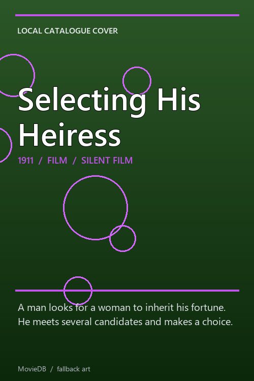 Selecting His Heiress poster