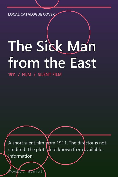 The Sick Man from the East poster