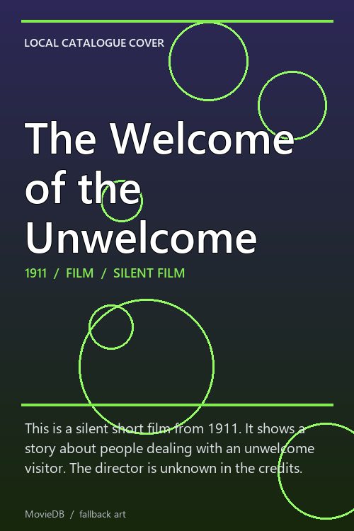 The Welcome of the Unwelcome poster