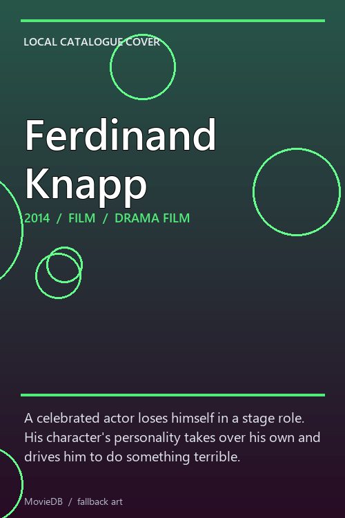 Ferdinand Knapp poster