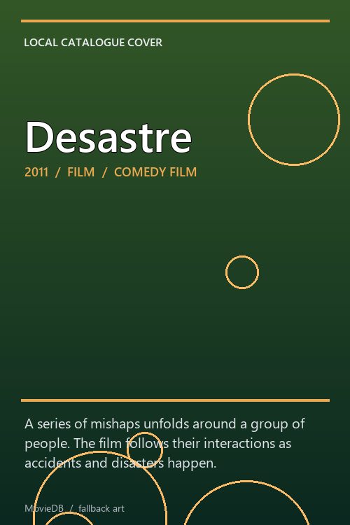 Desastre poster
